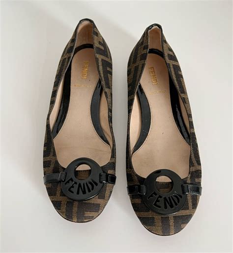 fendi flatforms|Fendi women ballet flats.